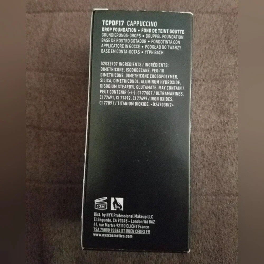 NYX Total Control Pro Drop Foundation Cappuccino